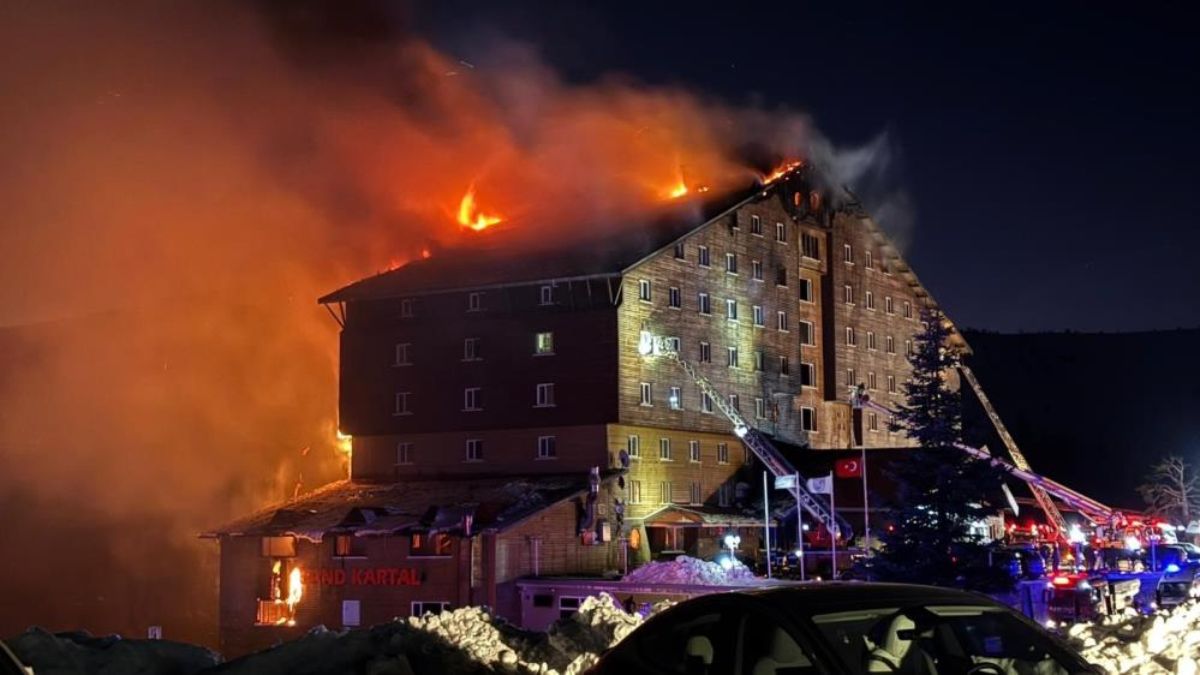 Bolu'daki otel yangını faciasında 4 kişi gözaltına alındı