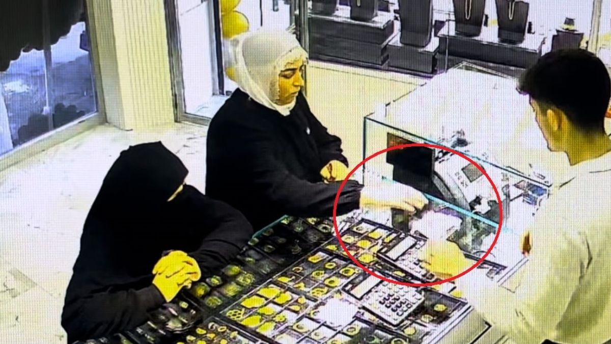 Bursa’da hırsızlar kuyumcuyu ve müşteriyi aynı anda soydu