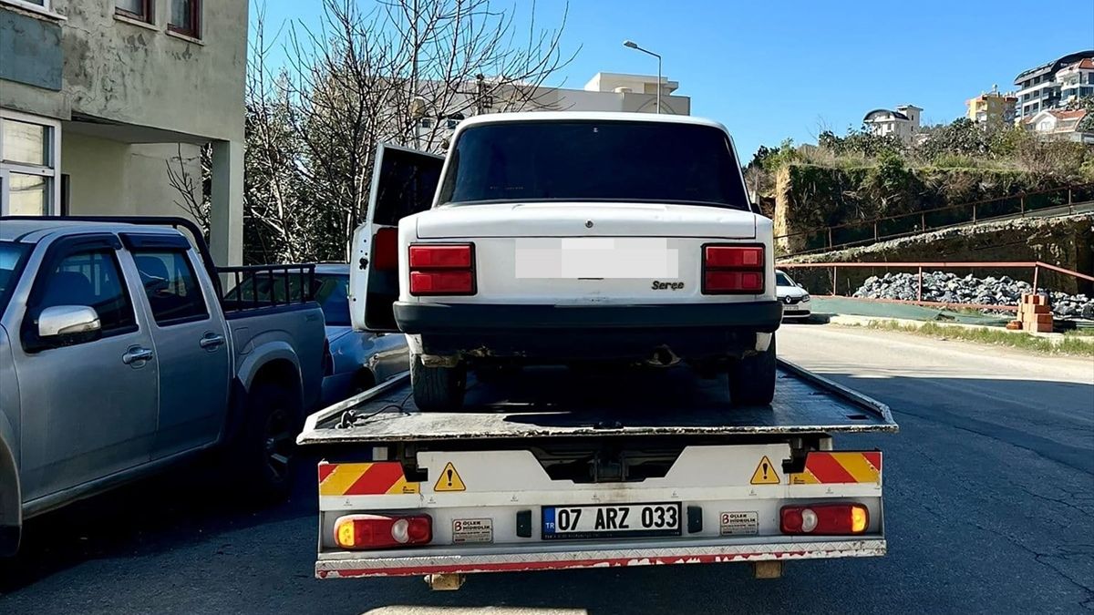 Alanya'da drift atan sürücüye 67 bin TL ceza