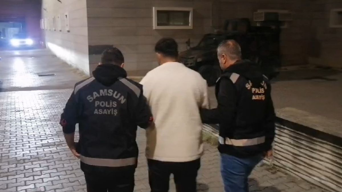 Samsun’da 13 yıl hapis cezası bulunan firari yakalandı