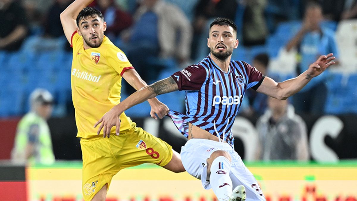 Kayserispor - Trabzonspor maçının muhtemel 11'leri