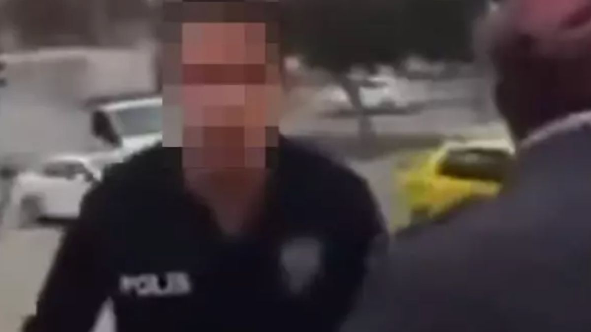 Polis ile vatandaş arasında ilginç tartışma