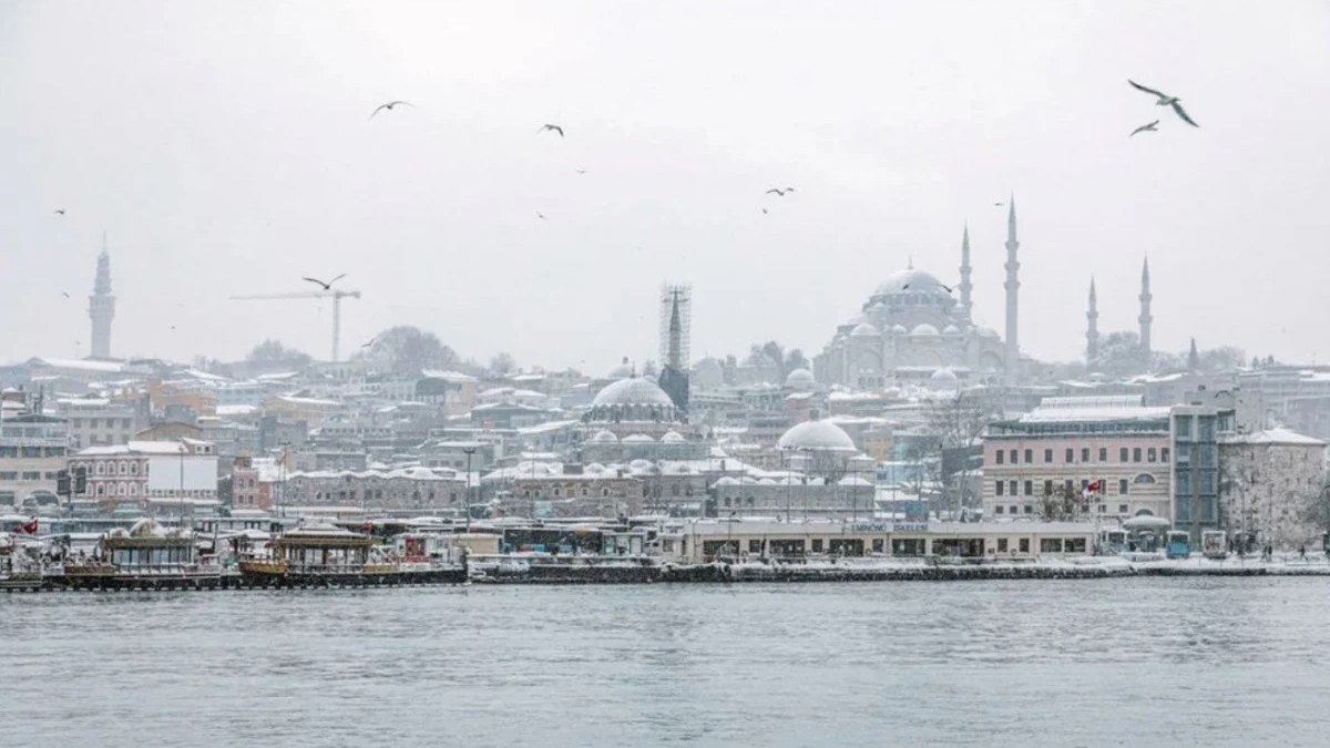İstanbul'a beklenen kar geliyor