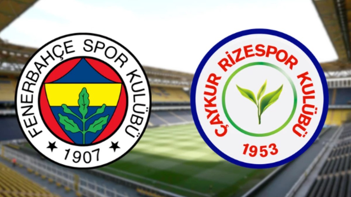 Fenerbahçe - Çaykur Rizespor maçı ne zaman, saat kaçta ve hangi kanalda?