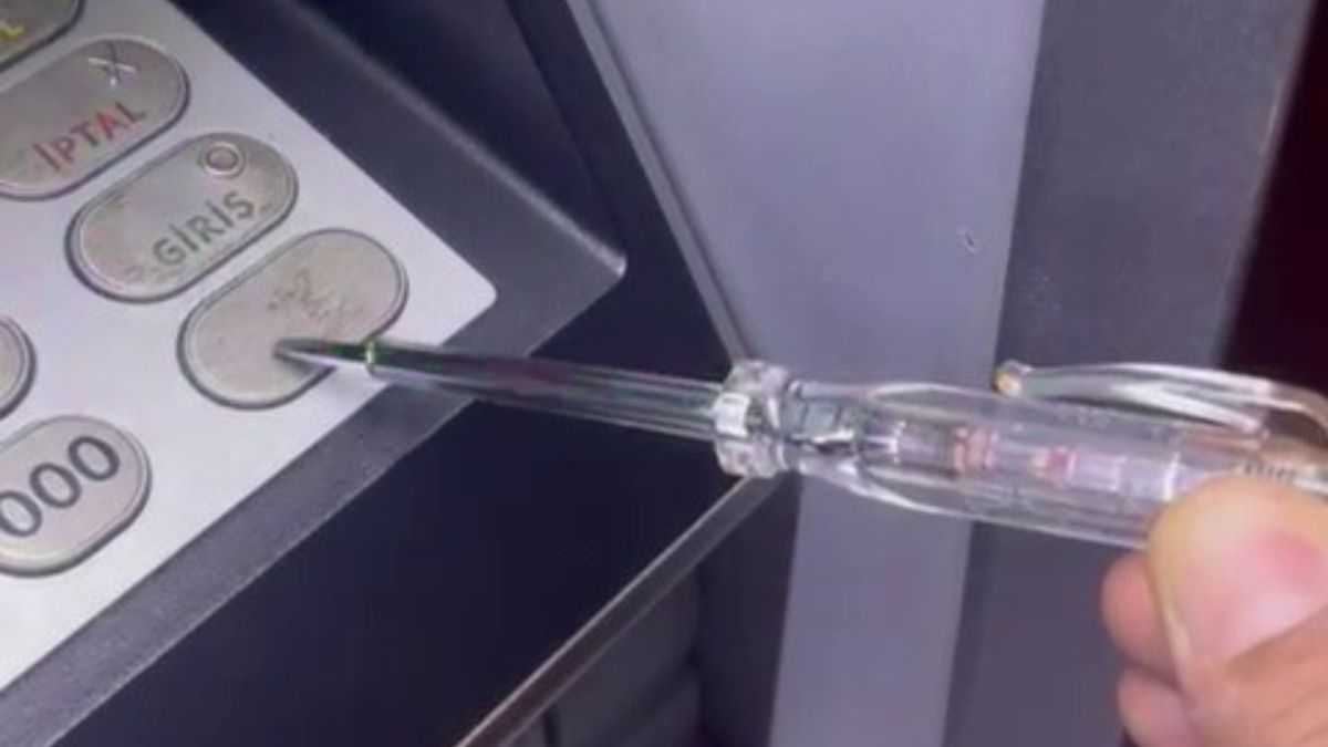 İstanbul’da ATM’de işlem yapan vatandaştan elektrik kaçağı iddiası