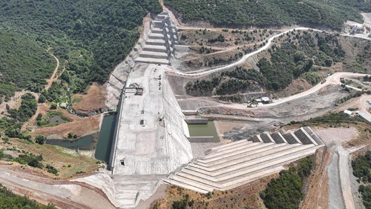 Bursa'da Gölecik Barajı'nın yapımı sürüyor