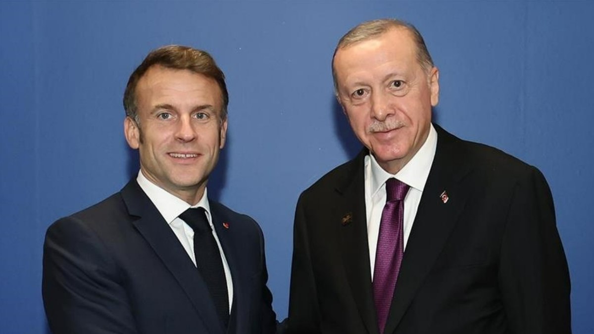 Macron ile görüşen Cumhurbaşkanı Erdoğan'dan Suriye mesajı