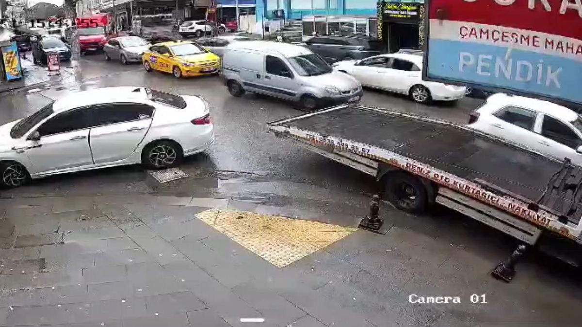 İstanbul'da ölümden dönen motokurye o anları anlattı