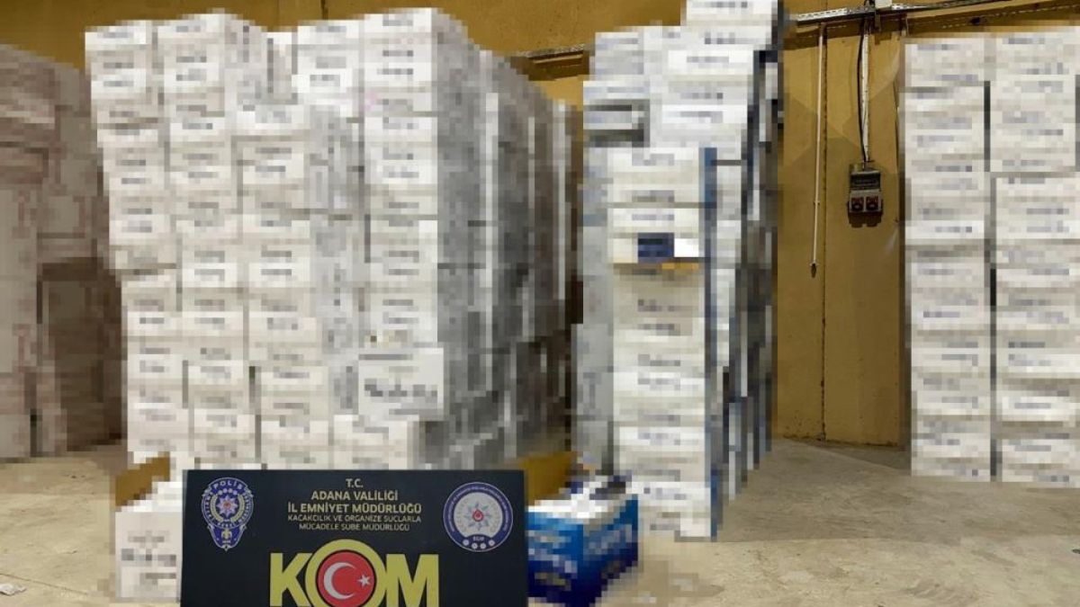 Adana'da 20 milyon TL değerinde makaron yakalatan kaçakçının savunması
