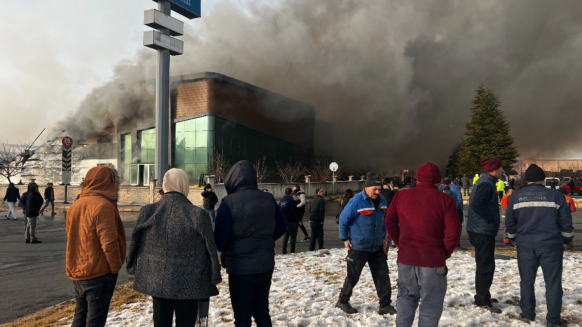 Kayseri'deki fabrika yangınına ait yeni görüntülere ulaşıldı