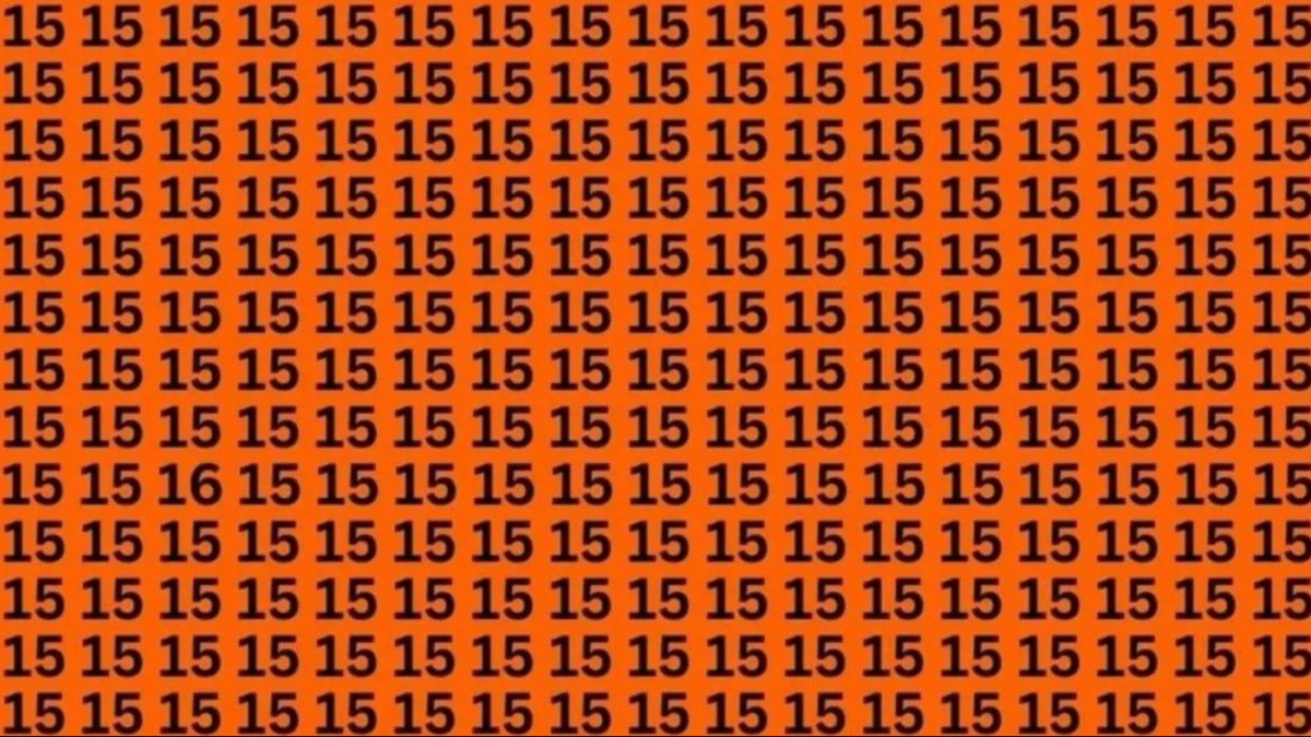 Keskin gözler iş başına! Farklı sayıyı 6 saniyede bulanların IQ'su 130 üzeri çıkıyor!