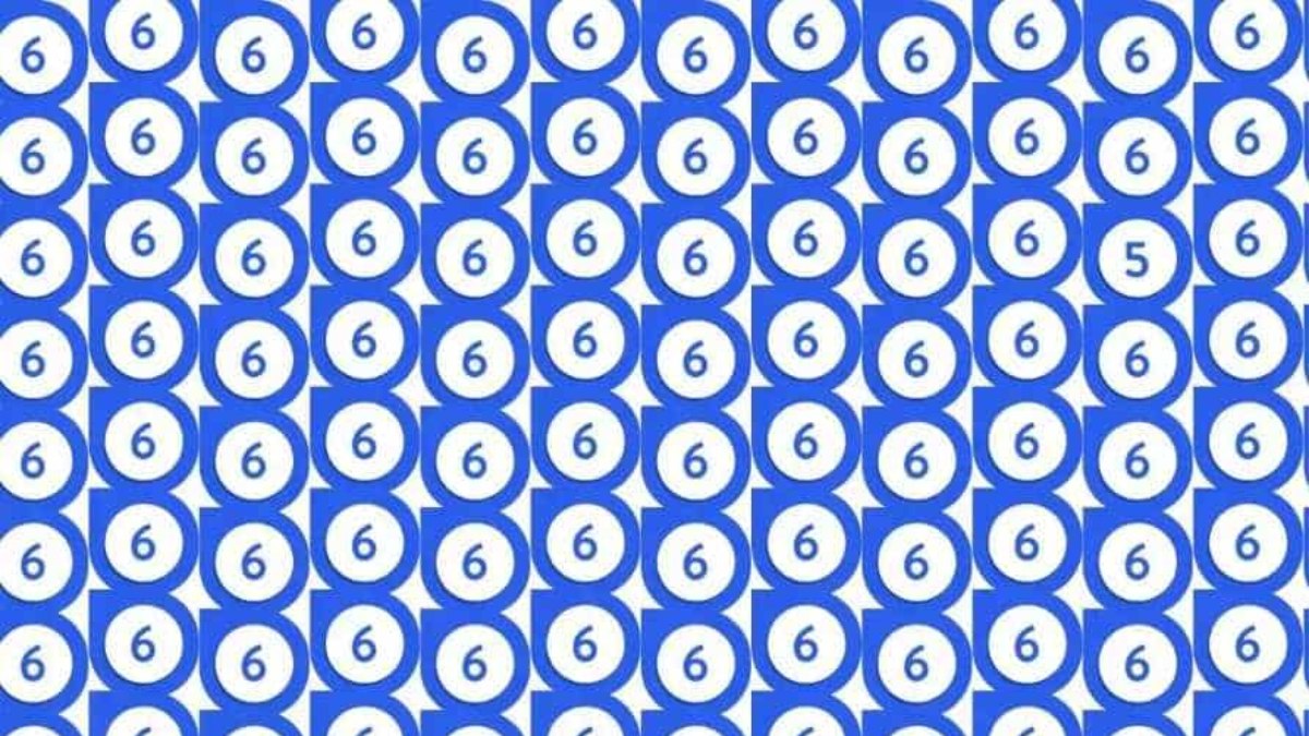 Görsel IQ testi: 5 saniyede 5 rakamını görebiliyorsanız, tamamdır!