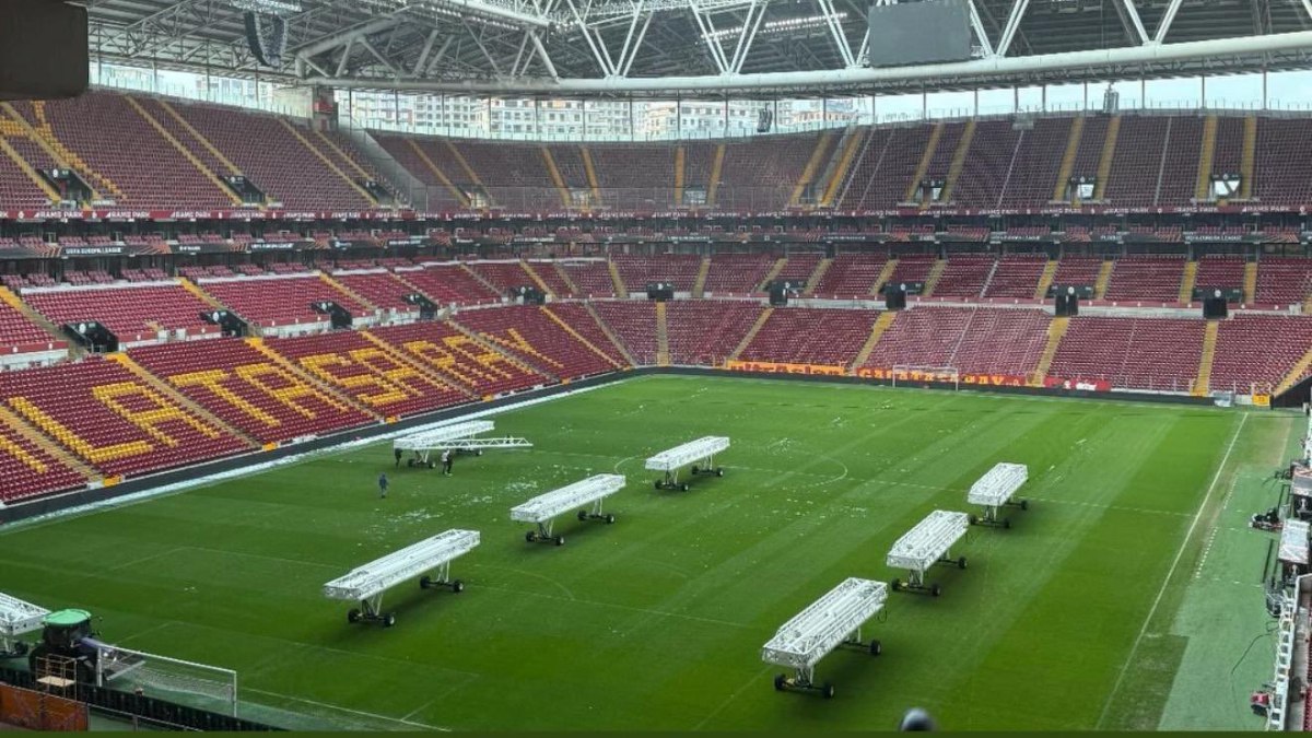 Ali Sami Yen'de zeminin son durumu