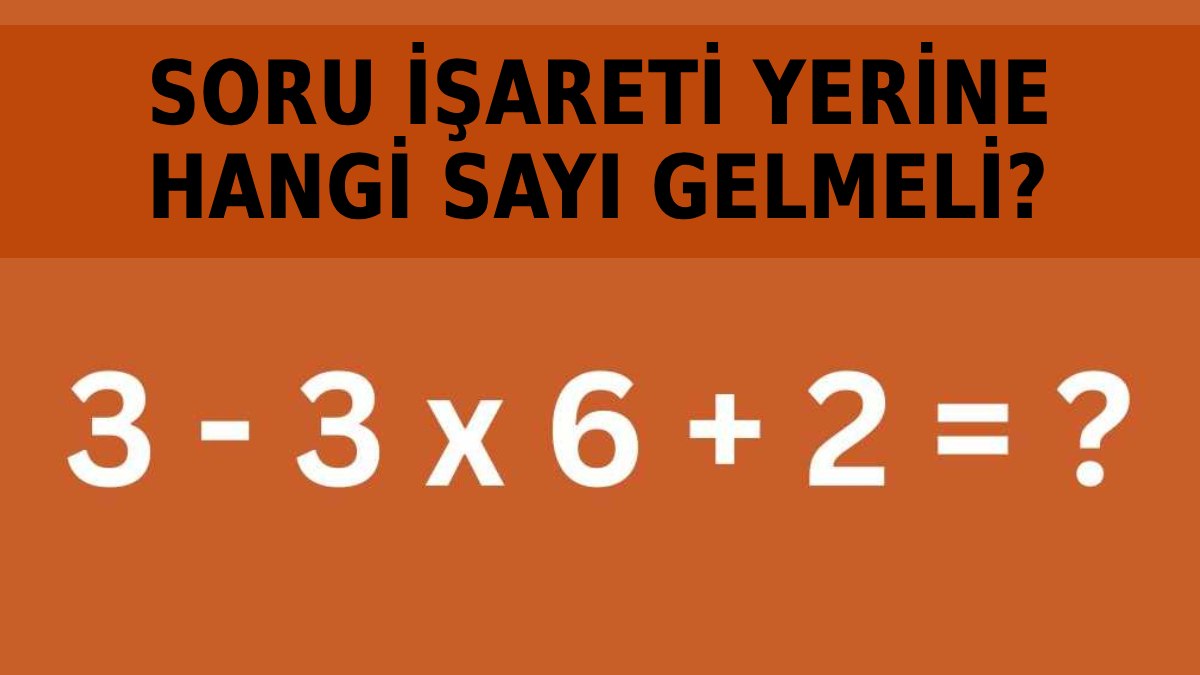 Bu soruyu çözebilenlerin IQ’su 150+! Sadece 7 saniyeniz var…
