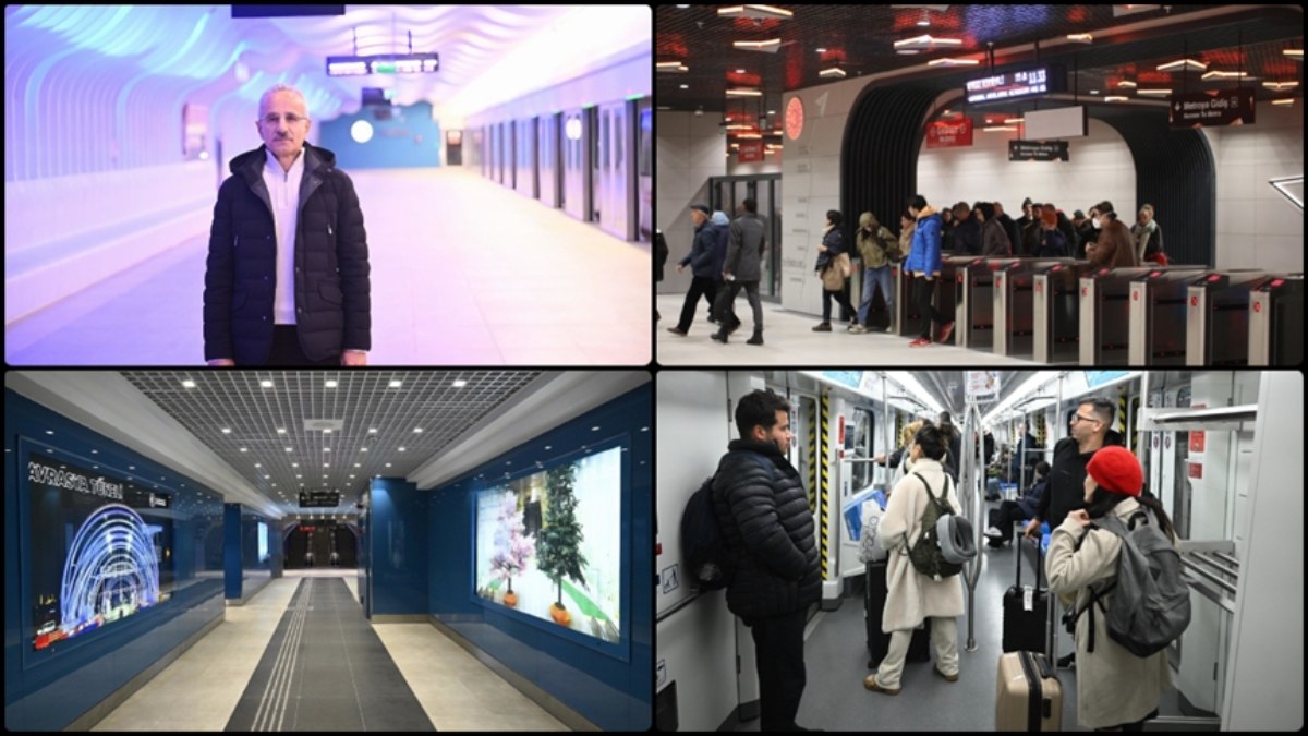 Gayrettepe-İstanbul Havalimanı-Arnavutköy Metro Hattı'nda yolcu rekoru