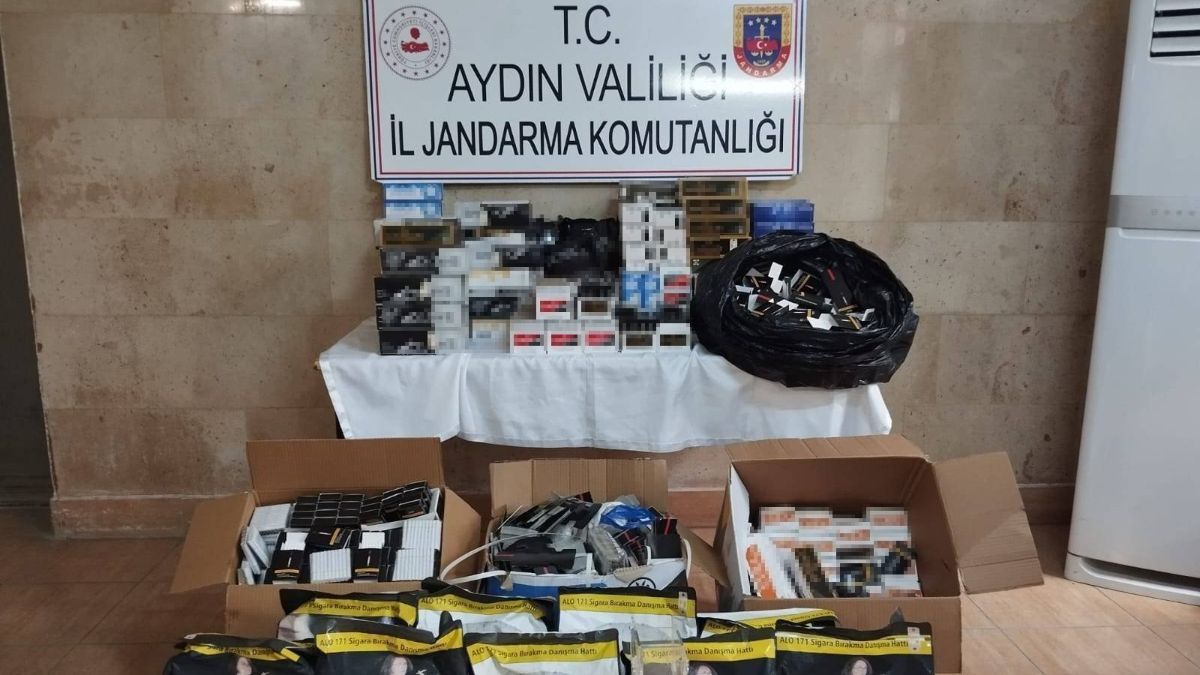 Aydın’da kaçak tütün ürünlerine jandarma operasyonu Aydın’da kaçak tütün ürünlerine jandarma operasyonu