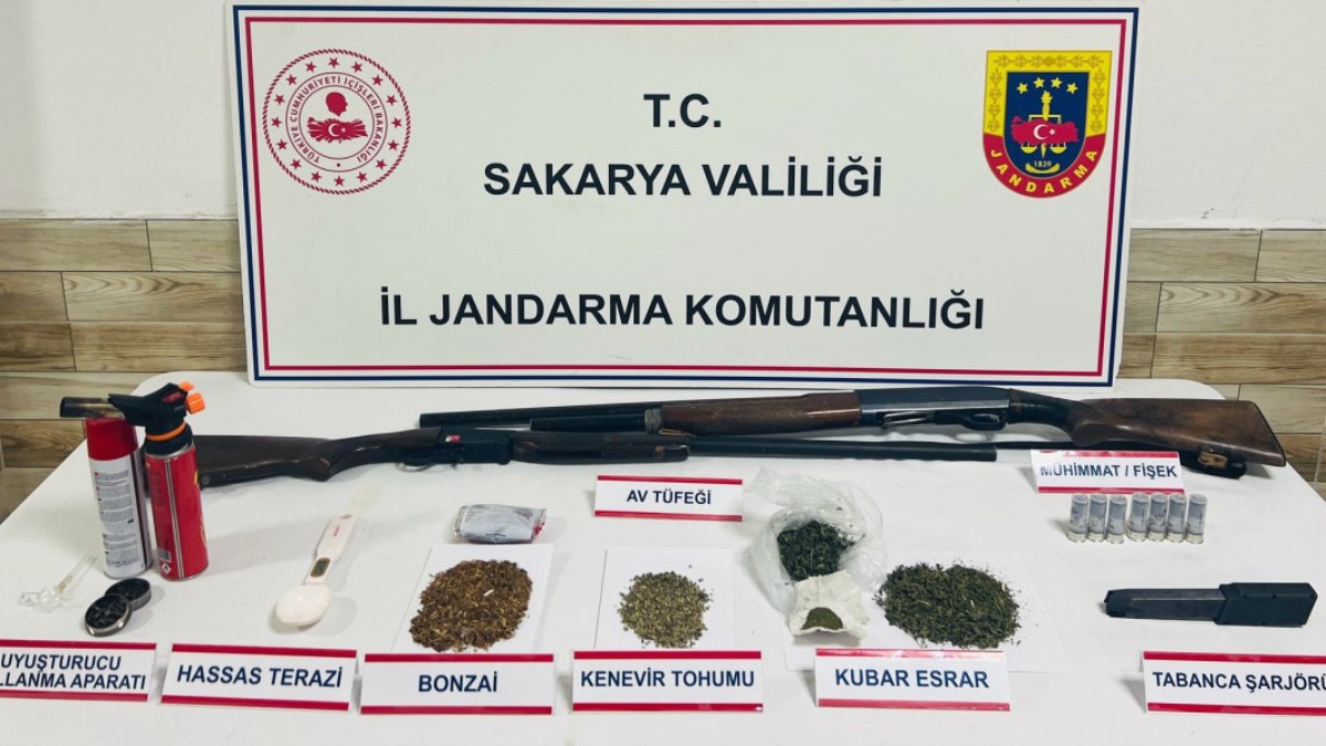 Sakarya'da uyuşturucu operasyonu: 2 tutuklama