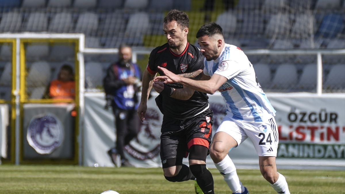 Boluspor - Erzurumspor FK maçında gol sesi çıkmadı