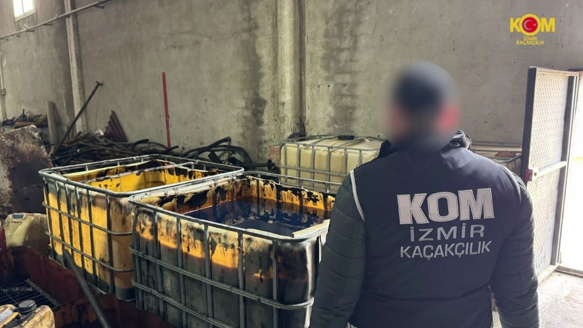 İzmir’de kaçak akaryakıt operasyonu