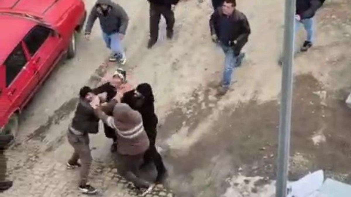 Erzurum'da yardım dağıtımında kavga çıktı