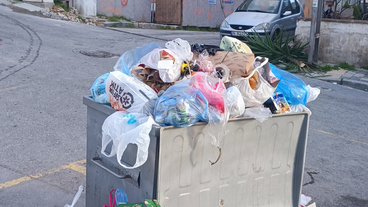 İstanbul Maltepe'de toplanmayan çöpler vatandaşları bıktırdı