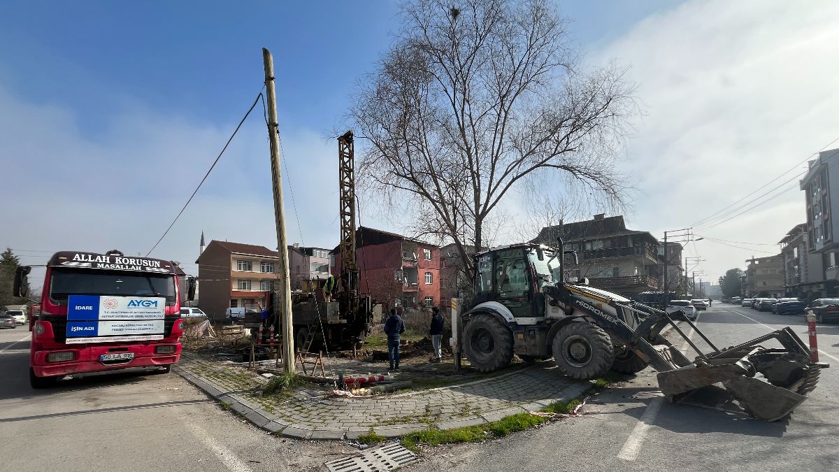 Kocaeli Kartepe'de metan gazı yanan alanda sondaj tamamlandı
