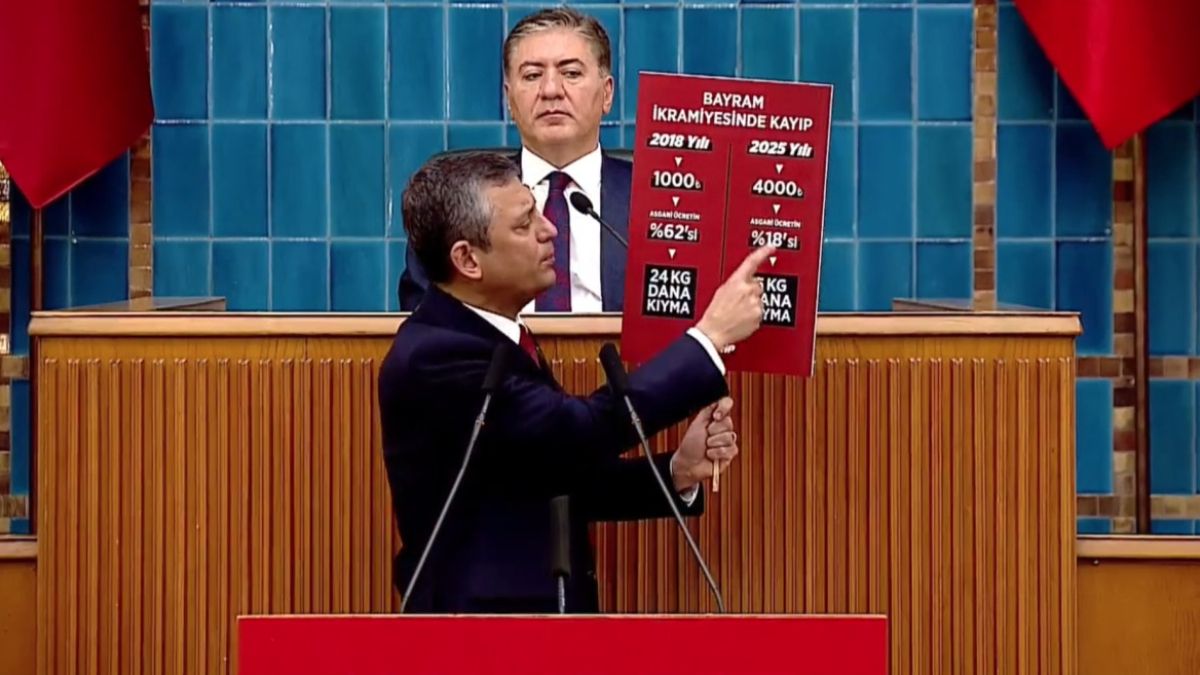 Özgür Özel, bayram ikramiyesiyle kıyma hesabı yaptı