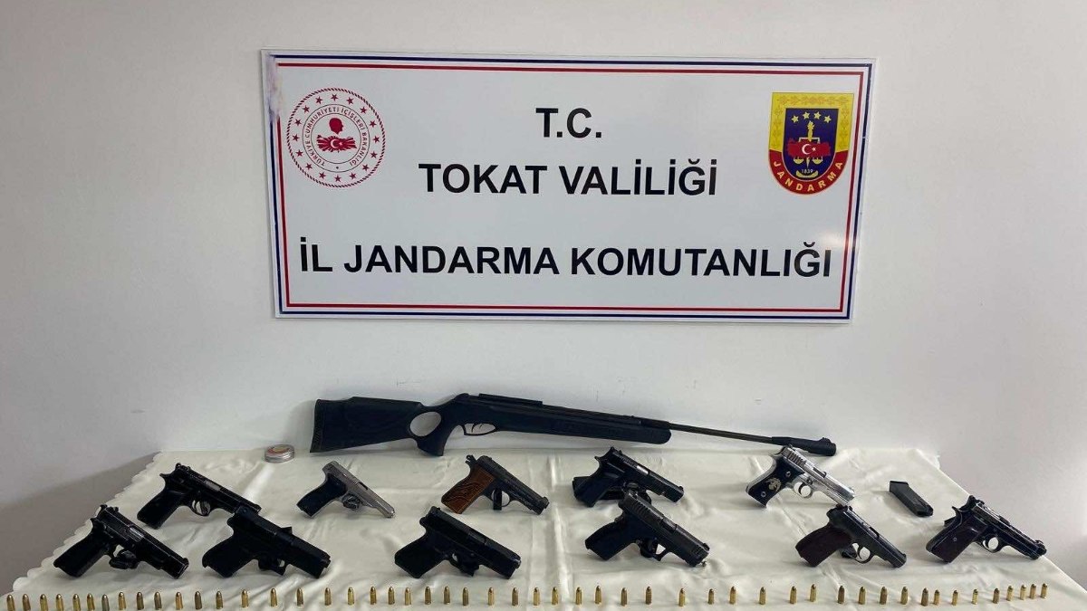 Tokat’ta silah kaçakçılığı operasyonu