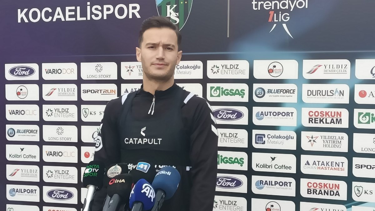 Oğulcan Çağlayan: Tek hedefim Kocaelispor'un Süper Lig'e çıkması