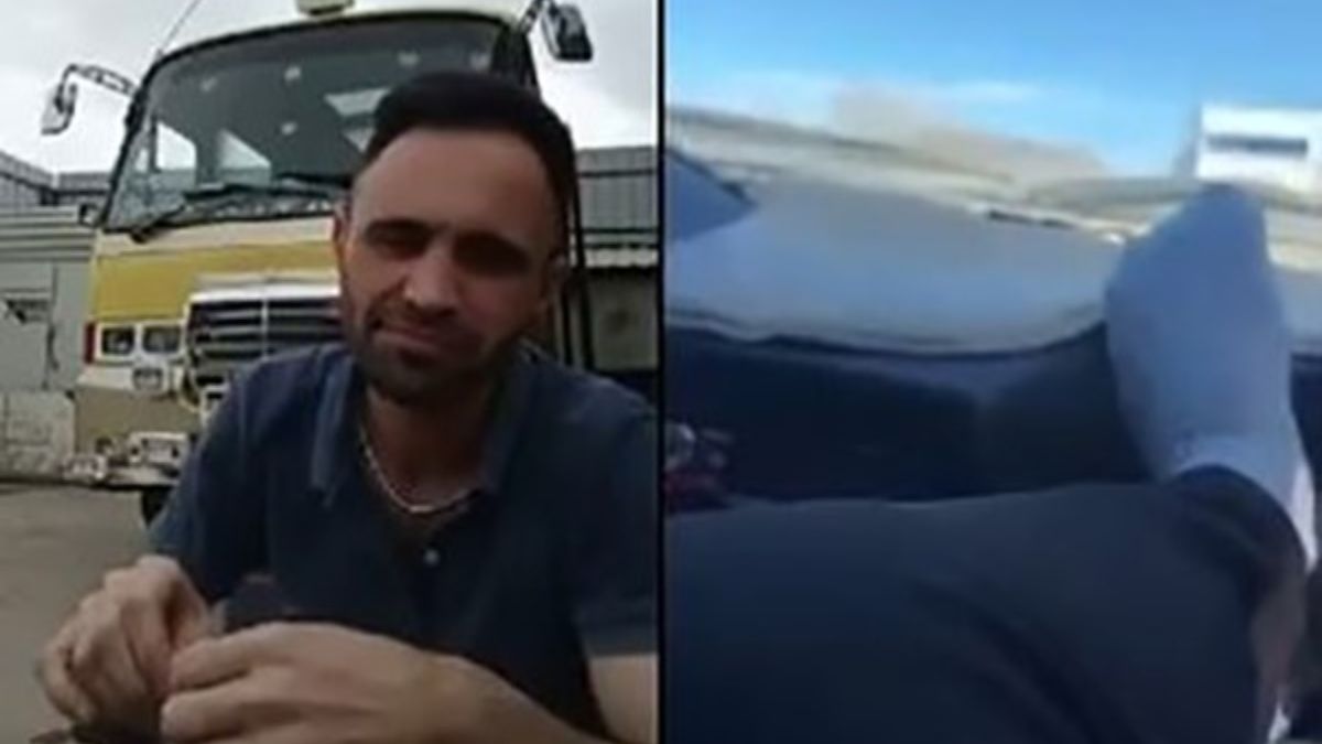 Elazığ'da canlı yayın sırasında kaza geçirdiler