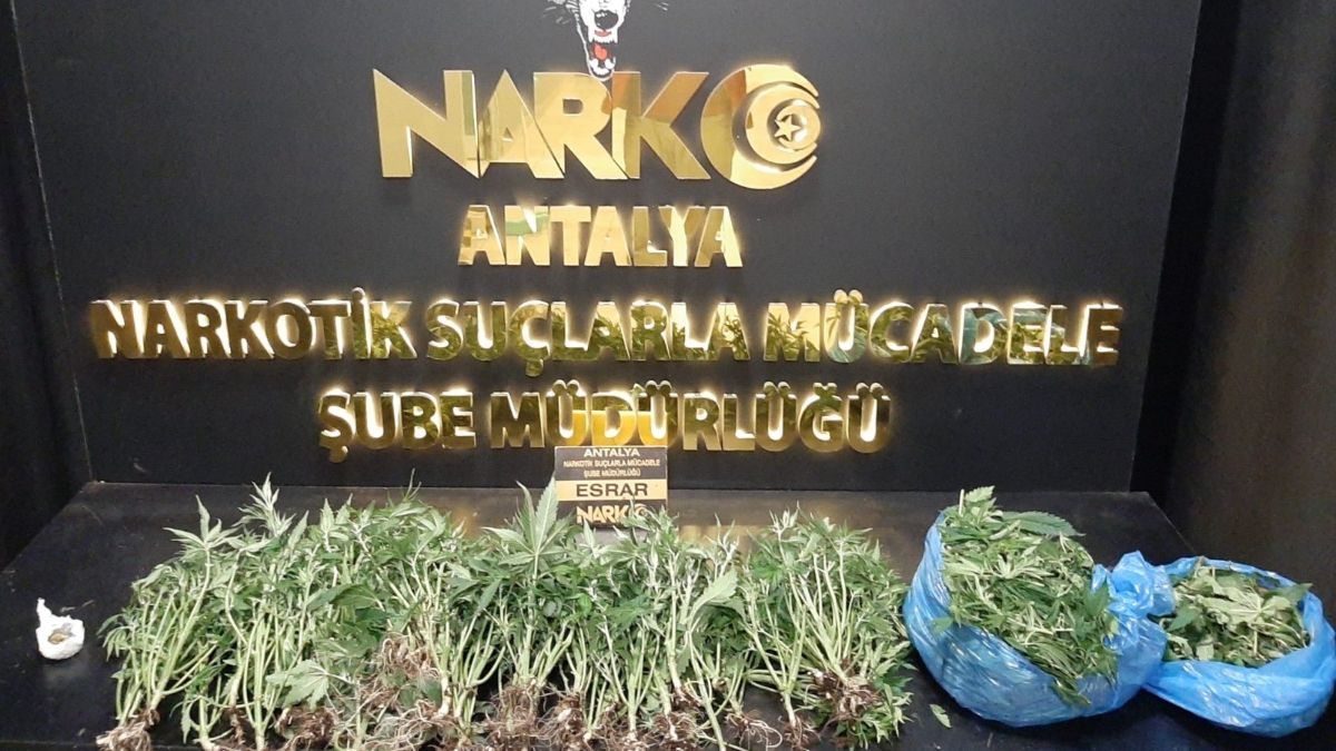 Antalya'da uyuşturucu operasyonu: 26 tutuklama