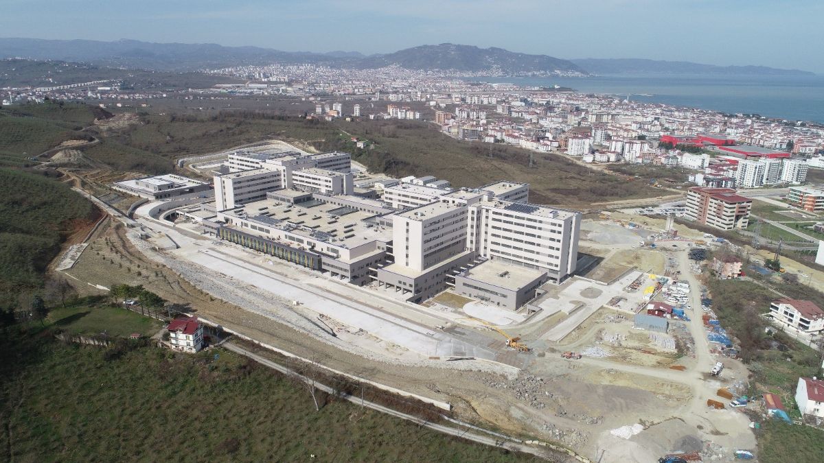 Ordu Şehir Hastanesi'nde çalışmalar tüm hızıyla sürüyor