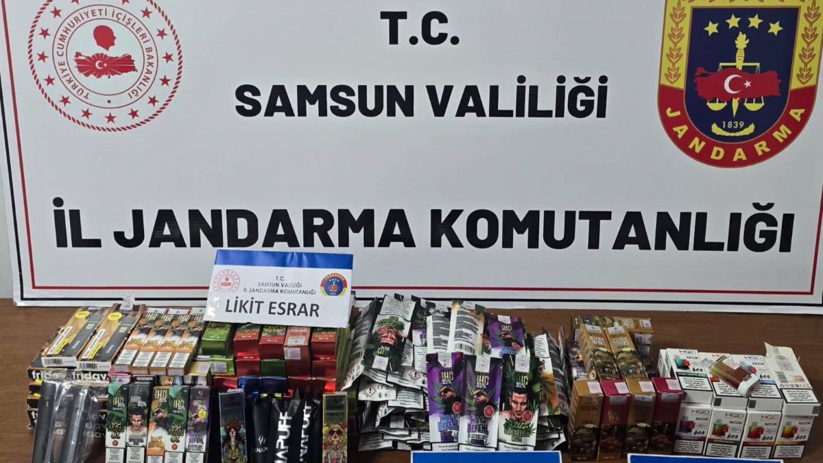 Samsun'da uyuşturucu operasyonu
