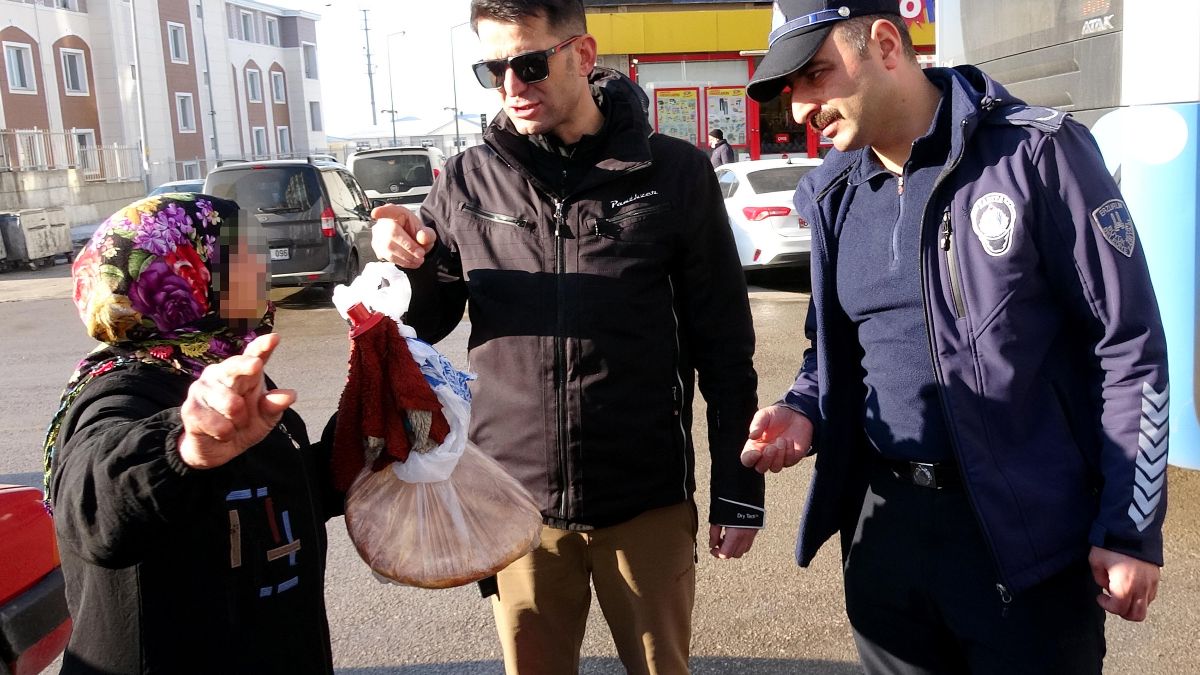 Erzurum'da yakalanan dilenciden ilginç sözler