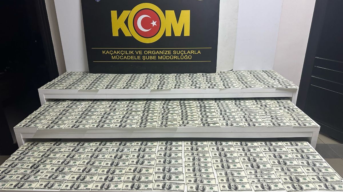 Mersin'de matbaa kurup dolar basan şebeke çökertildi
