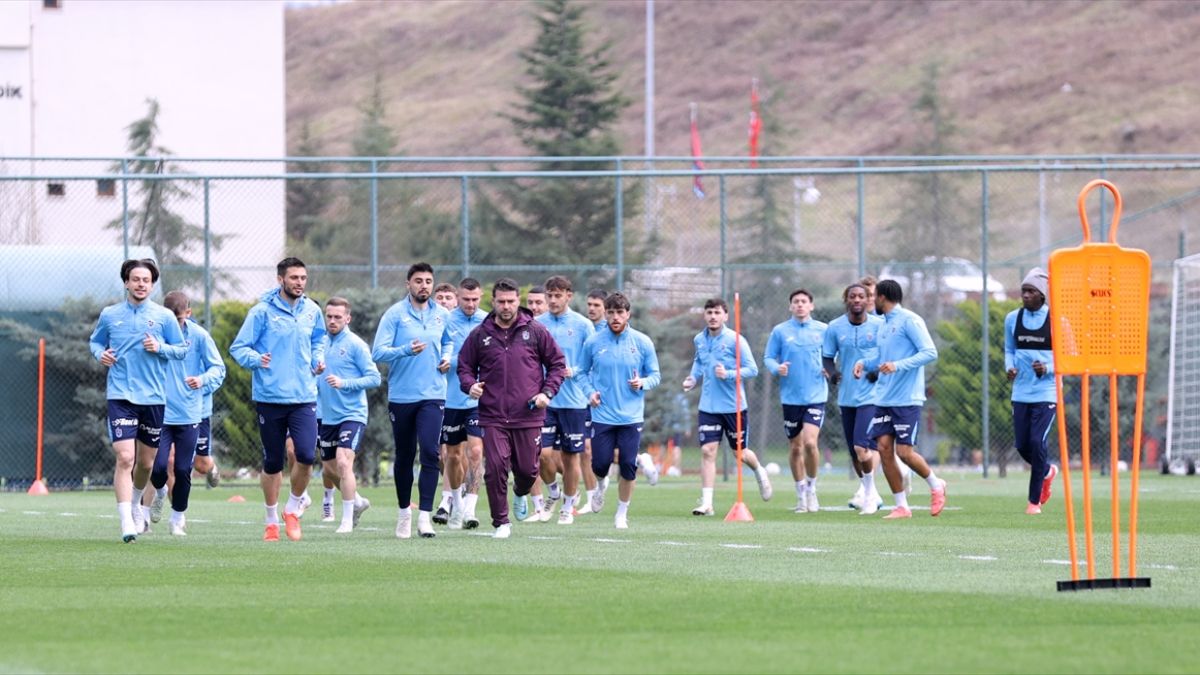 Trabzonspor, Göztepe maçı hazırlıklarını sürdürdü