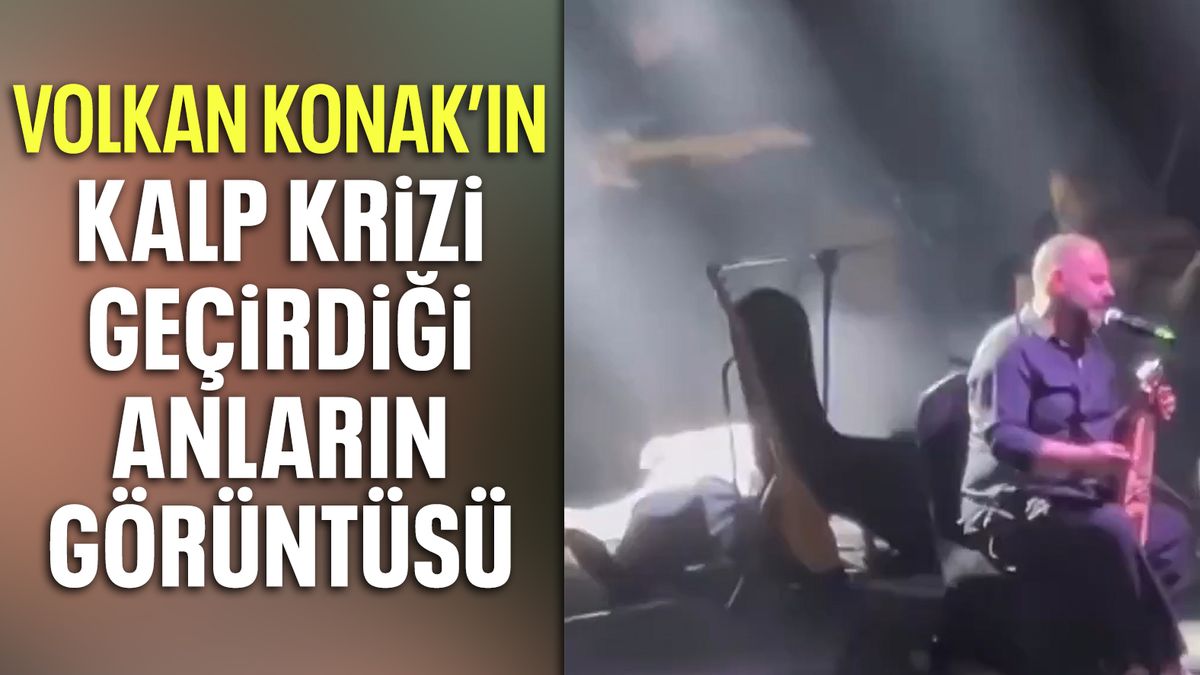 Hayatını kaybeden Volkan Konak'ın sahnede kalp krizi geçirdiği anlar Hayatını kaybeden Volkan Konak'ın sahnede kalp krizi geçirdiği anlar