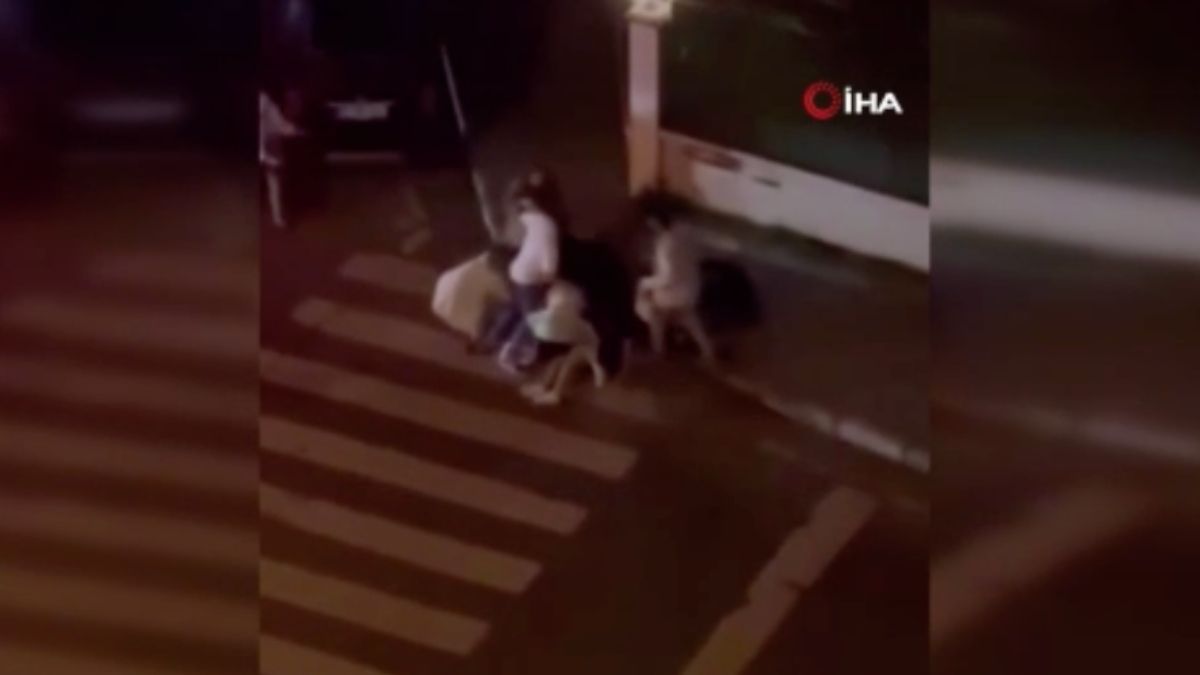 İstanbul’da alkollü şahıslar birbirlerine saldırdı