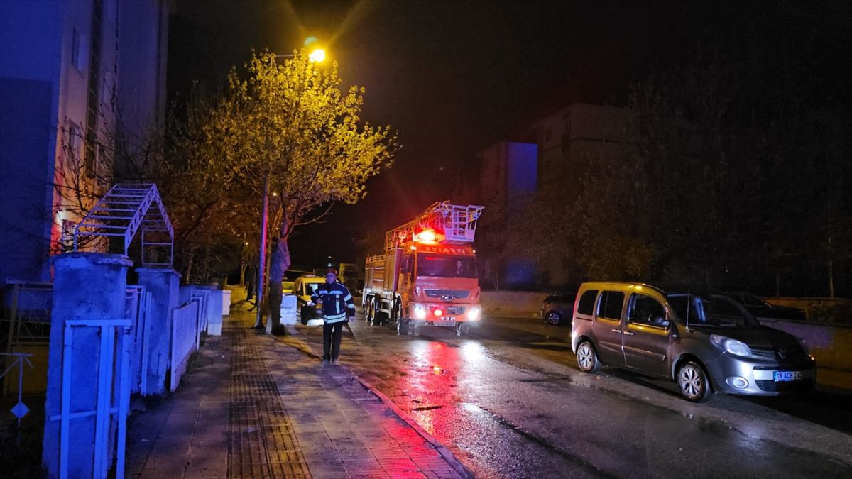 Çorum’da polisin dikkati binada olası doğal gaz patlamasını önledi