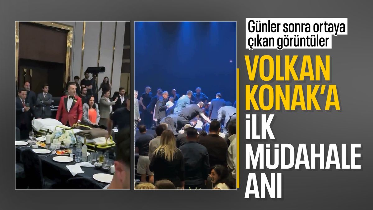 Volkan Konak'a yapılan ilk müdahale anları