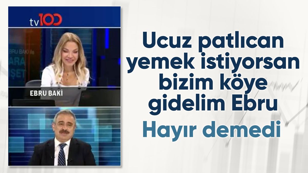 Sinan Burhan’dan Ebru Baki’ye: Size bizim tarladan ucuz domates vereceğim Sinan Burhan’dan Ebru Baki’ye: Size bizim tarladan ucuz domates vereceğim