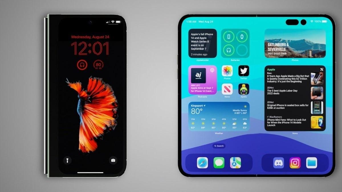 Katlanabilir iPhone'un tüm ekranları Samsung tarafından üretilecek
