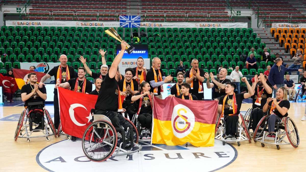 Galatasaray Tekerlekli Sandalye Erkek Basketbol Takımı, Avrupa'da şampiyon oldu