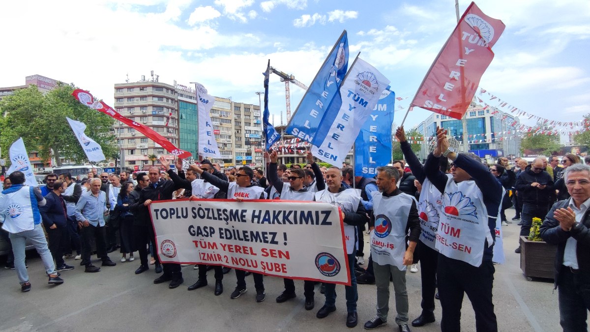 CHP'li Konak Belediyesi'nde tazminatlarını alamayan memurlar iş bıraktı