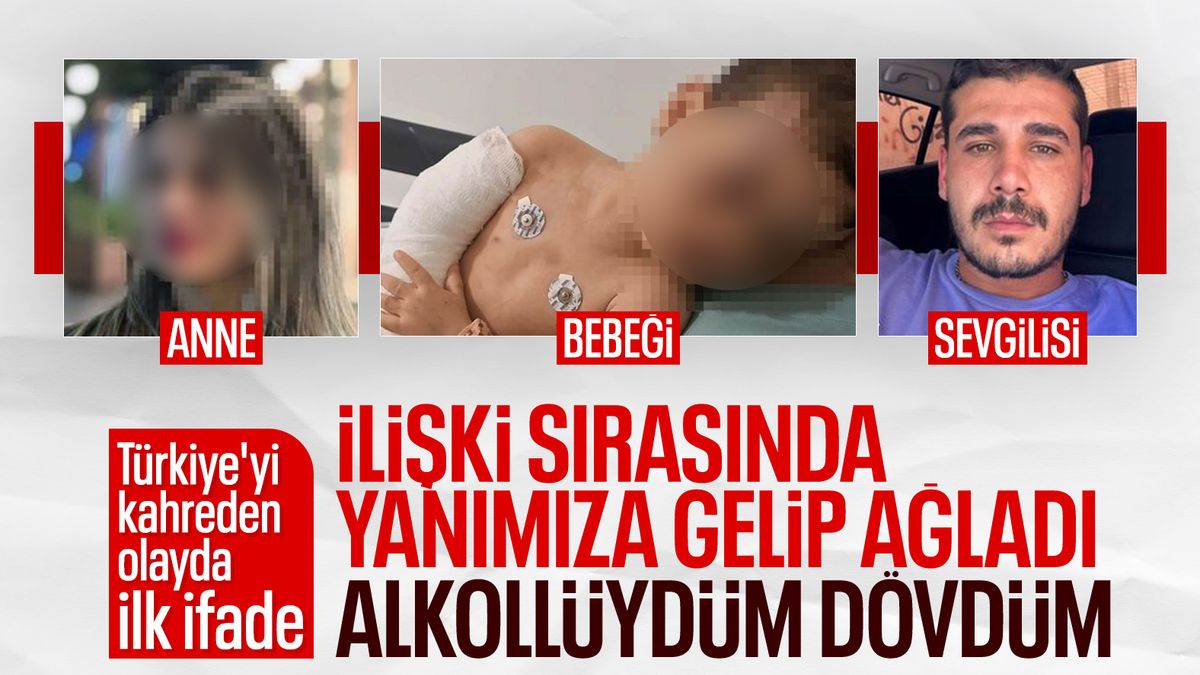 Denizli’de 2 yaşındaki çocuğu döven caninin ifadesi: İlişki yaşarken rahatsız etti