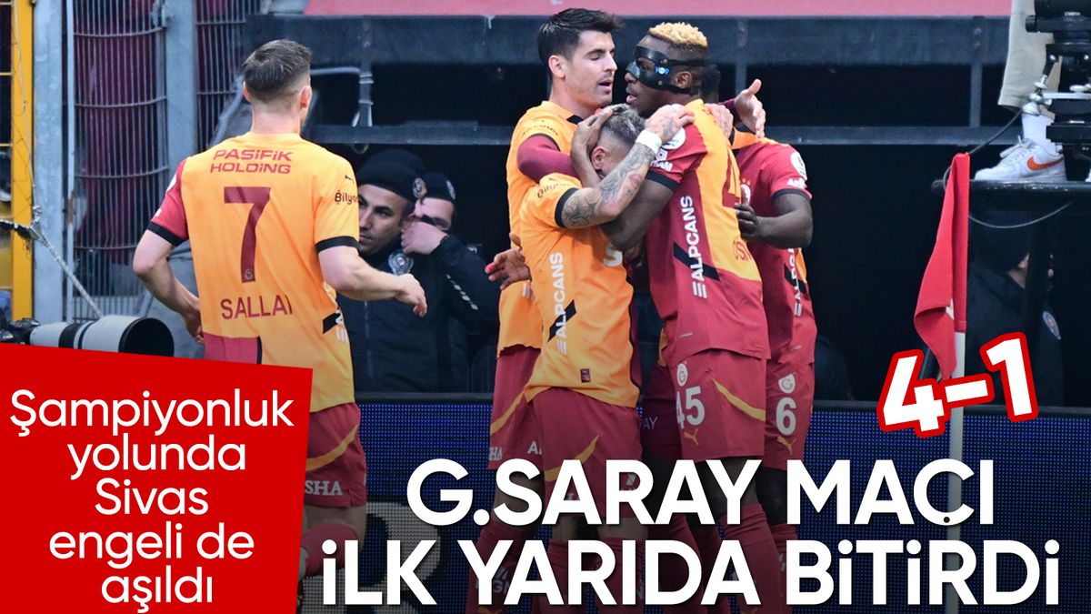 Galatasaray, Sivasspor’u rahat geçti
