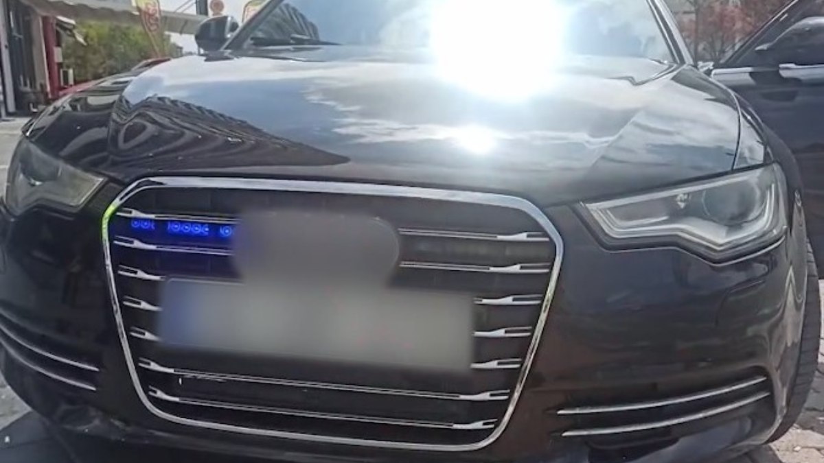 Kayseri'de çakar kullanan sürücü cezadan kaçadı