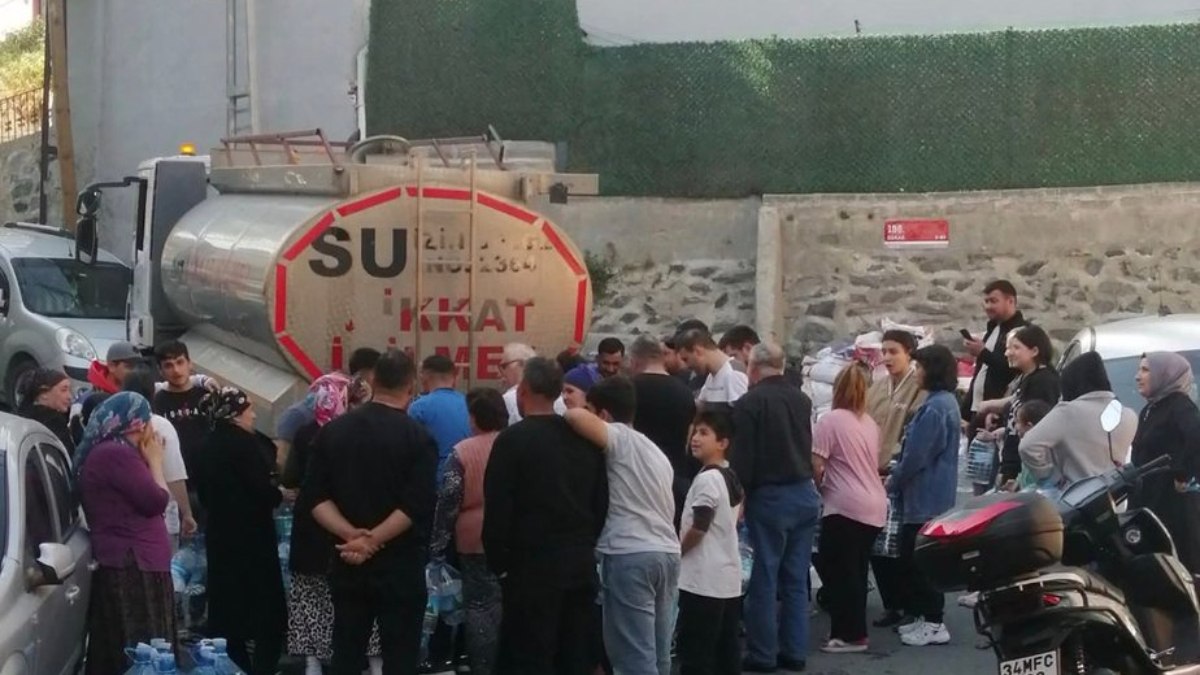İstanbul Sarıyer'de su sorunu vatandaşı mağdur etti