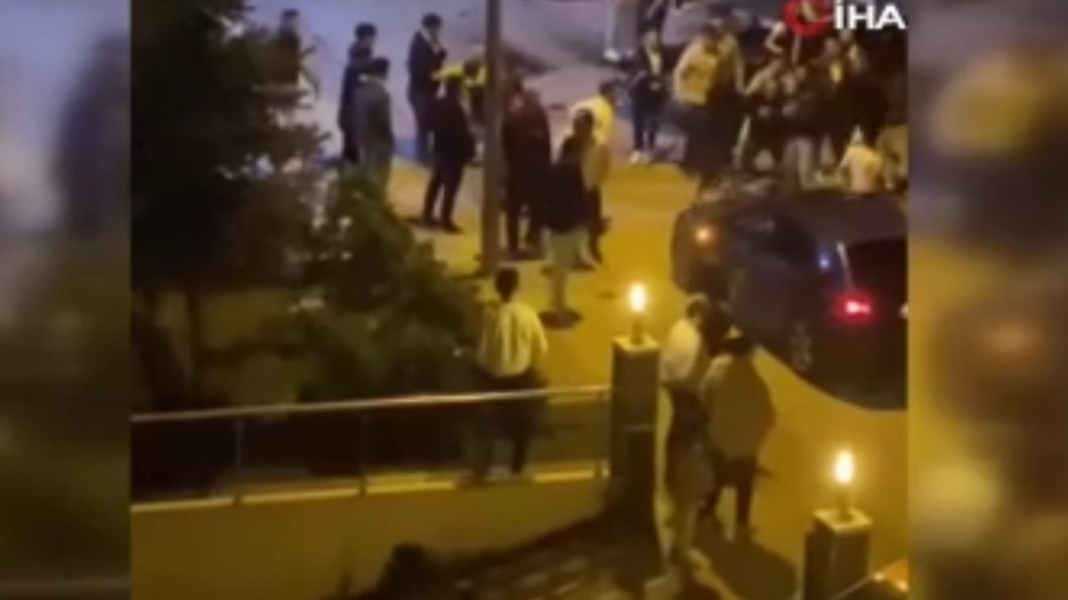 Ankara’da asker eğlencesinde çıkan kavga kamerada