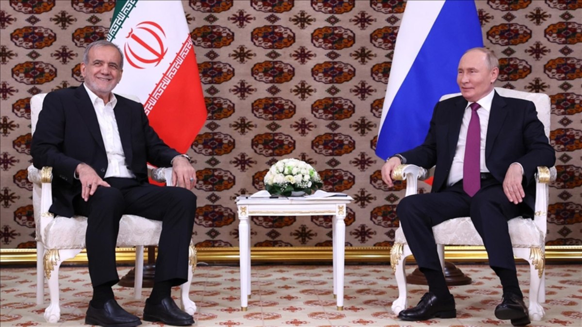 Vladimir Putin, Mesud Pezeşkiyan ile görüşme gerçekleştirdi